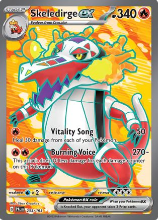 Skeledirge ex - 233/193 (233) Ultra Rare Holofoil