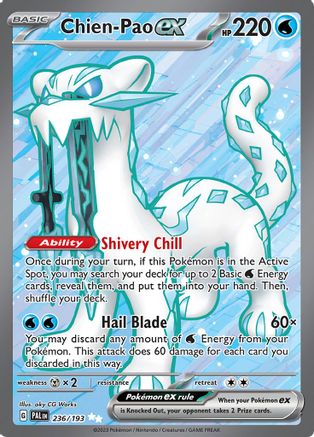 Chien-Pao ex - 236/193 (236) Ultra Rare Holofoil