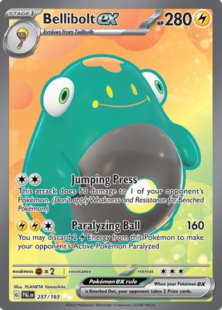 Bellibolt ex - 237/193 (237) Ultra Rare Holofoil