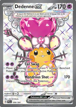 Dedenne ex - 239/193 (239) Ultra Rare Holofoil
