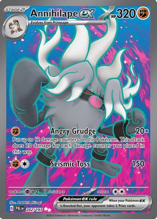 Annihilape ex - 242/193 (242) Ultra Rare Holofoil