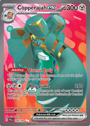 Copperajah ex - 245/193 (245) Ultra Rare Holofoil