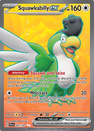 Squawkabilly ex - 247/193 (247) Ultra Rare Holofoil