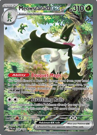 Meowscarada ex - 256/193 (256) Special Illustration Rare Holofoil