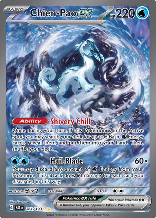 Chien-Pao ex - 261/193 (261) Special Illustration Rare Holofoil