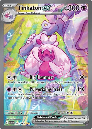 Tinkaton ex - 262/193 (262) Special Illustration Rare Holofoil
