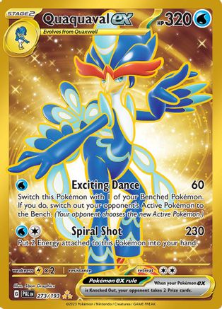 Quaquaval ex - 273/193 (273) Hyper Rare Holofoil