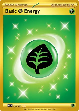 Basic Grass Energy - 278/193 (278) Hyper Rare Holofoil