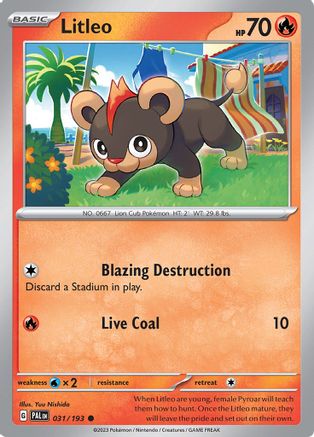 Litleo (31) Common Reverse Holofoil