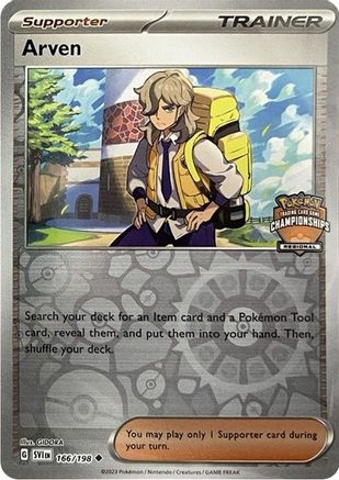 Arven - 166/198 (Regional Championships) (166) Promo Reverse Holofoil