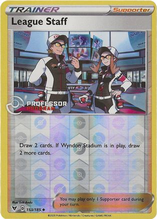 League Staff (153) Promo Reverse Holofoil