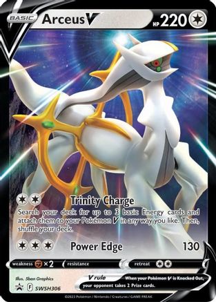 Arceus V - SWSH306 (SWSH306)/307 Promo Holofoil