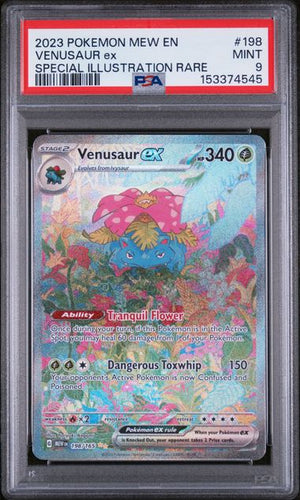 PSA 9 Venusaur #198 S&V 151 (Cabinet)