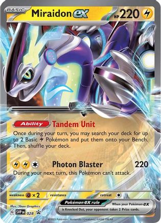 Miraidon ex - 028 (28) Promo Holofoil