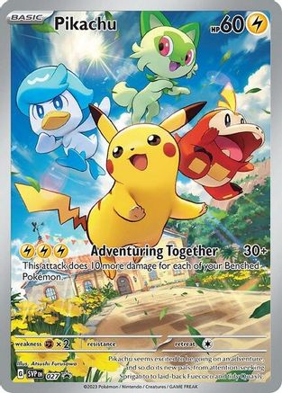 Pikachu - 027 (27) Promo Holofoil