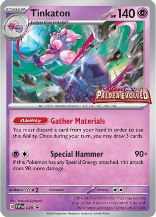 Tinkaton - 020 (Prerelease) (20) Promo Holofoil