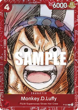 Monkey.D.Luffy (Premium Card Collection -ONE PIECE FILM RED Edition-) (P-022) - One Piece Promotion Cards Foil (Cabinet-NM)