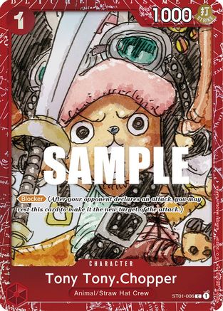 Tony Tony.Chopper (Premium Card Collection -ONE PIECE FILM RED Edition-) (ST01-006) - One Piece Promotion Cards Foil (Cabinet-NM)