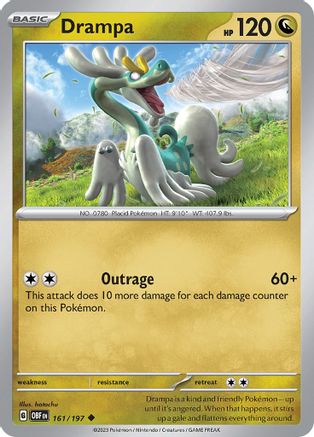 Drampa (161) Uncommon Reverse Holofoil