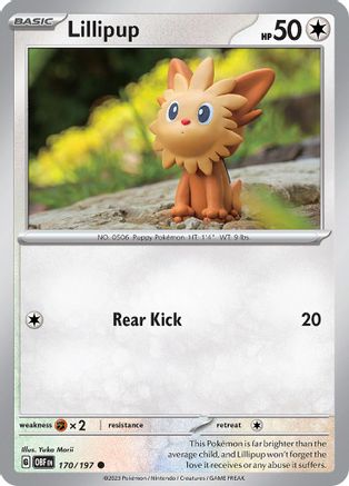 Lillipup (170) Common Reverse Holofoil