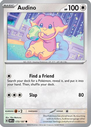 Audino (173) Common Reverse Holofoil
