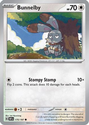 Bunnelby (175) Common Reverse Holofoil