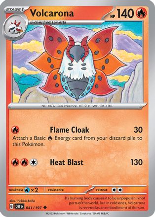 Volcarona (41) Uncommon Reverse Holofoil