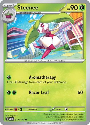 Steenee (17) Common Reverse Holofoil