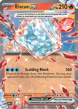 Eiscue ex (42) Double Rare Holofoil