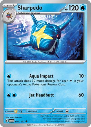 Sharpedo (47) Uncommon