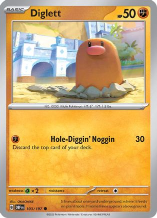 Diglett (103) Common