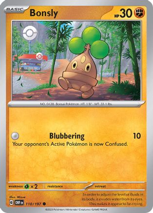 Bonsly (110) Common Reverse Holofoil