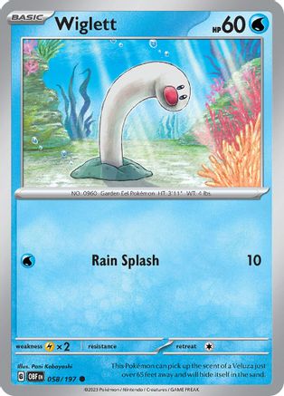 Wiglett (58) Common Reverse Holofoil