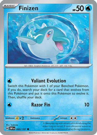 Finizen 60/197 (60) Common Reverse Holofoil