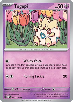 Togepi (83) Common Reverse Holofoil