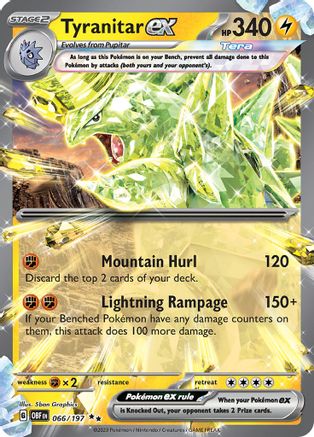 Tyranitar ex (66) Double Rare Holofoil