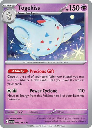 Togekiss (85) Rare Holofoil