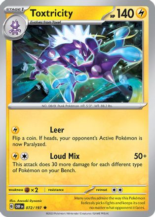 Toxtricity (72) Rare Holofoil