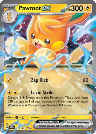 Pawmot ex (73) Double Rare Holofoil