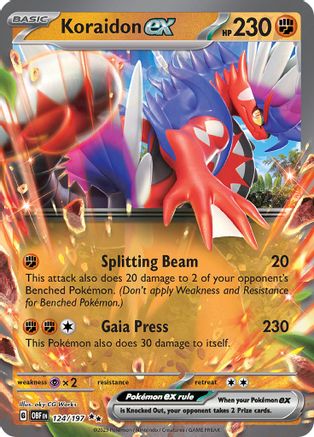 Koraidon ex (124) Double Rare Holofoil