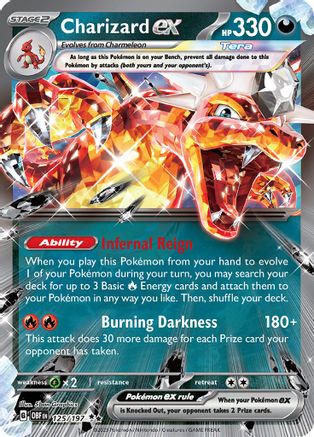 Charizard ex - 125/197 (125) Double Rare Holofoil