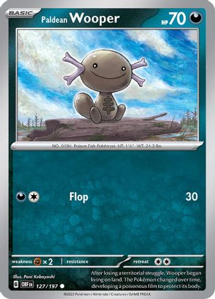 Paldean Wooper - 127/197 (127) Common