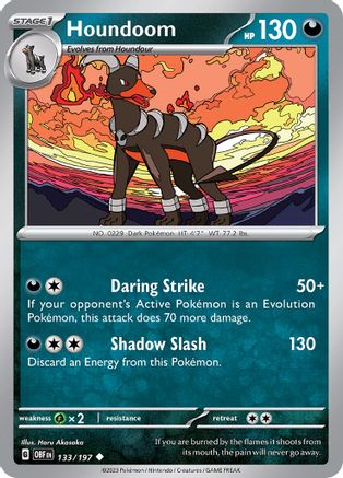 Houndoom (133) Uncommon Reverse Holofoil