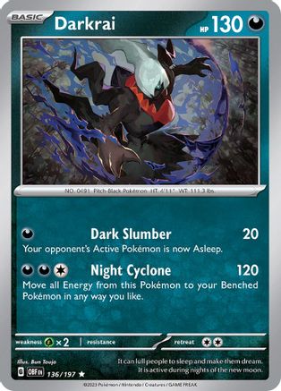 Darkrai (136) Rare Holofoil