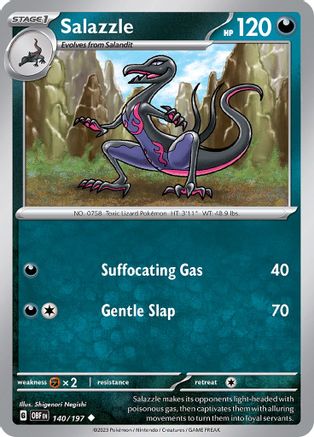 Salazzle (140) Uncommon Reverse Holofoil