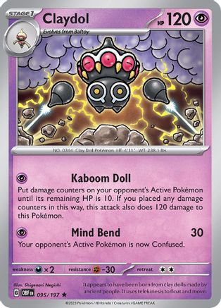 Claydol (95) Rare Holofoil