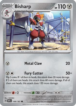 Bisharp (149) Common Reverse Holofoil