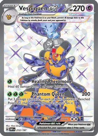 Vespiquen ex - 212/197 (212) Ultra Rare Holofoil