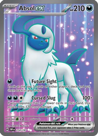 Absol ex - 214/197 (214) Ultra Rare Holofoil