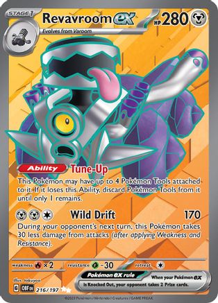 Revavroom ex - 216/197 (216) Ultra Rare Holofoil